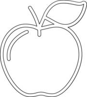Apple-Vektor-Symbol vektor