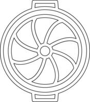 Flugzeug Turbine Vektor Symbol