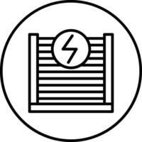elektrisch Zaun Vektor Symbol