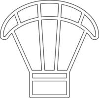 Fallschirm-Vektor-Symbol vektor