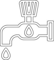 Wasserhahn-Vektorsymbol vektor