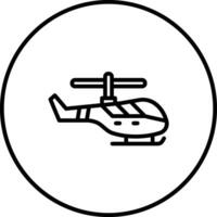 Hubschrauber-Vektor-Symbol vektor