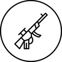 Heer Gewehr Vektor Symbol