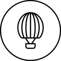 Heißluftballon-Vektorsymbol vektor