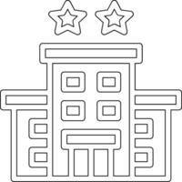 2 Star Hotel Vektor Symbol