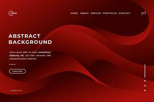 sofistikerad röd 3d webb abstrakt bakgrund, upphöja din uppkopplad närvaro med en minimalistisk och skärande kant design vektor