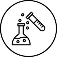 chemisch Experiment Vektor Symbol