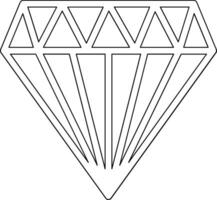 diamant vektor ikon