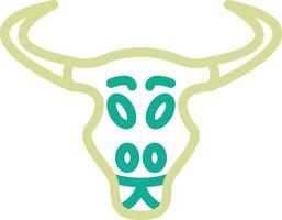 Stier Schädel Vektor Symbol