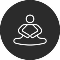 Symbol für Yoga-Vektor vektor