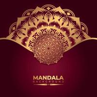 Luxus Mandala Hintergrunddesign, vektor