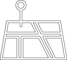 Standort-Pin-Vektorsymbol vektor