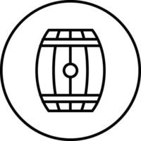 Barrel-Vektor-Symbol vektor