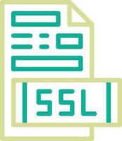 SSL-Vektorsymbol vektor