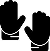 Handschuh-Vektor-Symbol vektor