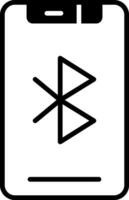 Bluetooth-Vektor-Symbol vektor