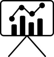 Statistiken Präsentation Vektor Symbol