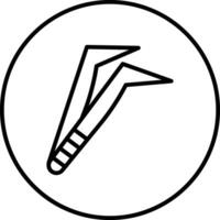 Pinzetten-Vektor-Symbol vektor