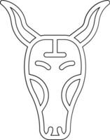 Stier Schädel Vektor Symbol