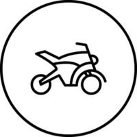 Motorrad-Vektor-Symbol vektor