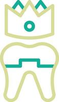 Dental Krone Vektor Symbol