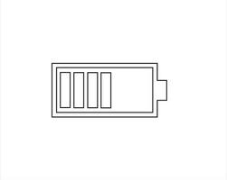 Illustration von ein Batterie im schwarz vektor