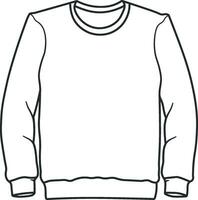 Pullover, Sweatshirt, Strickjacke, Nein Hintergrund vektor