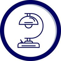 Vektorsymbol Tischlampe vektor