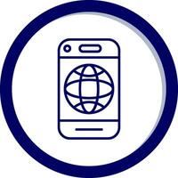 Handy, Mobiltelefon Internet Vektor Symbol