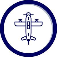 Wasserflugzeug Vektor Symbol