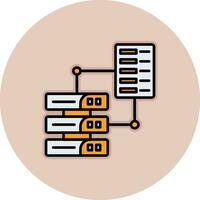 Vektorsymbol für die Datenübertragung vektor