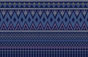 thai mönster för textur, tyg, Kläder, omslag. bakgrund design med sicksack- linje rand sömlös mönster. lai thai element mönster. vektor