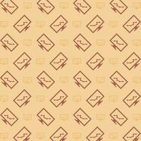 stock marknadsföra trendig design brun upprepa mönster vektor illustration bakgrund