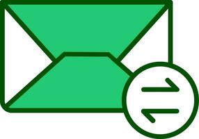 E-Mail-Vektorsymbol austauschen vektor
