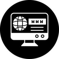 Website-Vektor-Symbol vektor