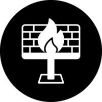 Firewall-Vektor-Symbol vektor