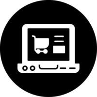 Online-Shopping-Vektor-Symbol vektor