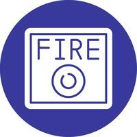 Feueralarm-Vektorsymbol vektor