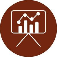 Statistiken Präsentation Vektor Symbol