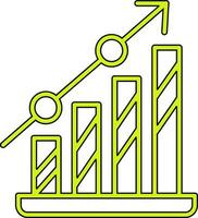 Statistik-Vektorsymbol vektor