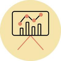 Statistiken Präsentation Vektor Symbol