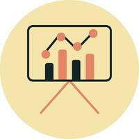 Statistiken Präsentation Vektor Symbol