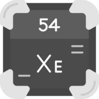 xenon grå skala ikon vektor