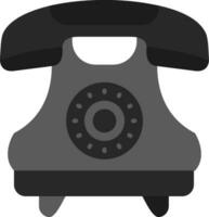 Telefon grau Rahmen Symbol vektor