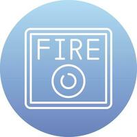 Feueralarm-Vektorsymbol vektor