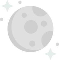 måne grå skala ikon vektor
