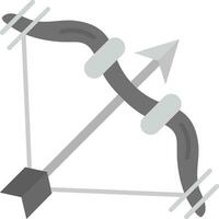 Bogenschütze grau Rahmen Symbol vektor