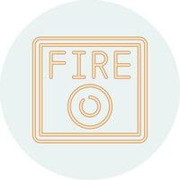 Feueralarm-Vektorsymbol vektor