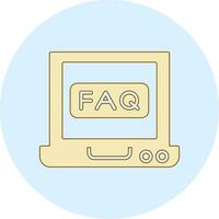 FAQ-Vektorsymbol vektor