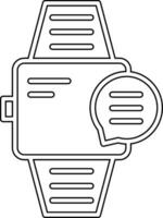 Smartwatch-Vektorsymbol vektor